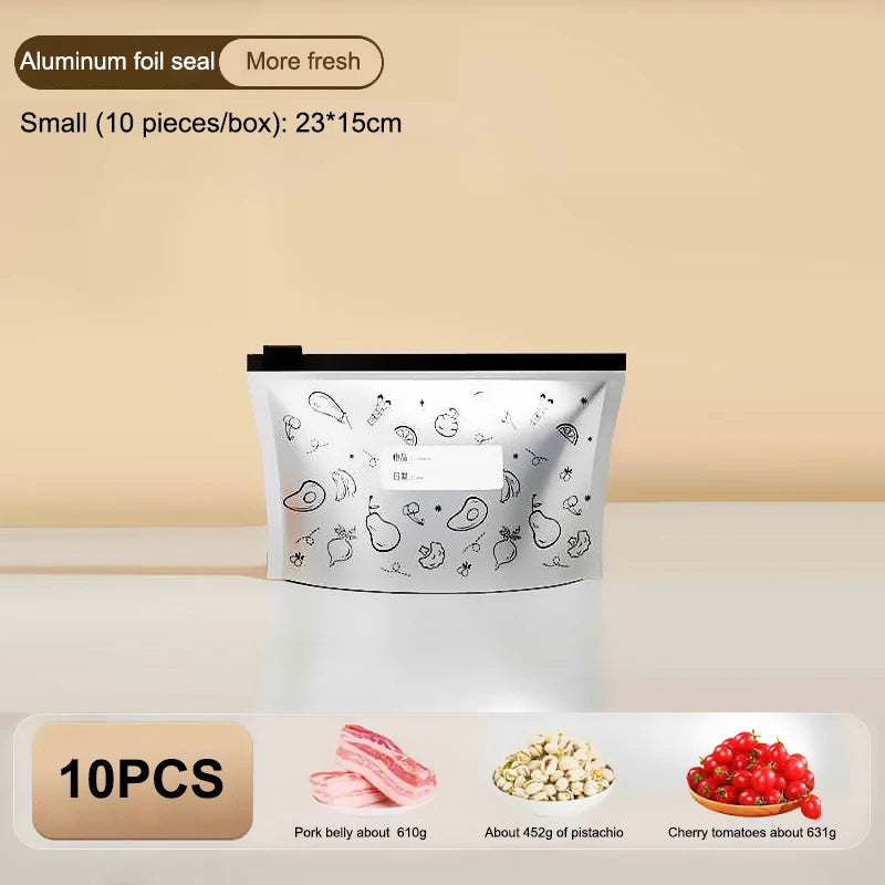 Reusable Aluminum Foil Sealable Storage Bags