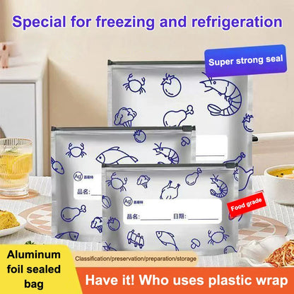 Reusable Aluminum Foil Sealable Storage Bags
